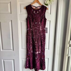 JS Collections Embroidered Cocktail Dress Sz 6